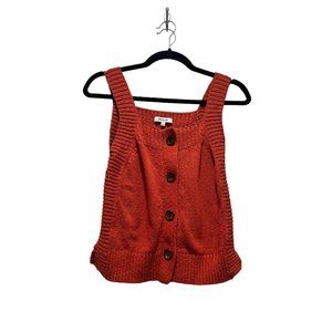 MADEWELL Women's Sleeveless Sweater Top SMALL